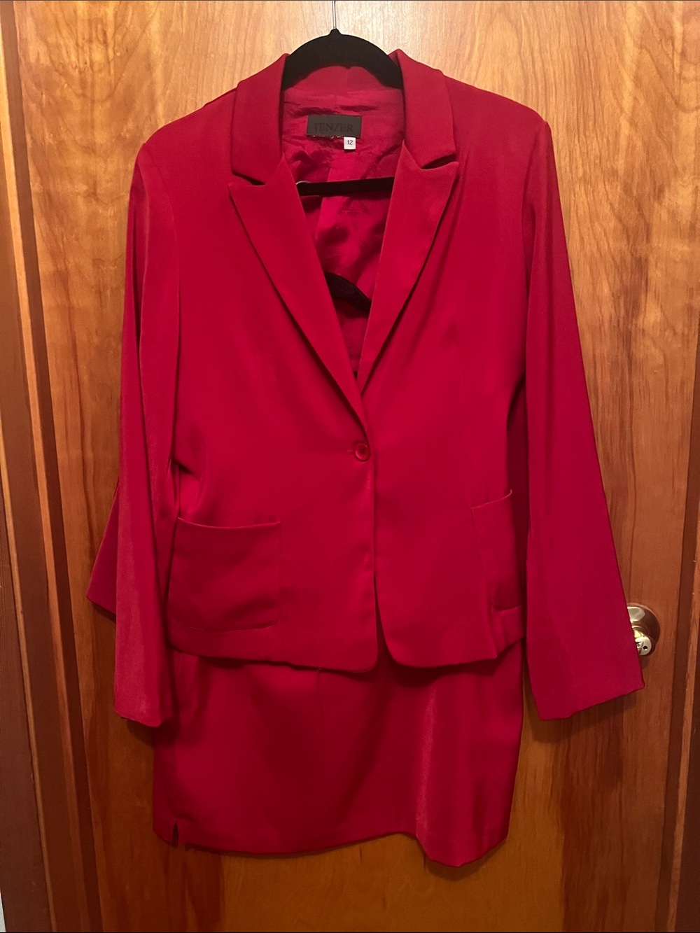 Vintage Women's Red Suit